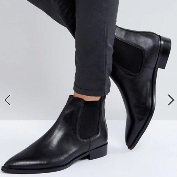 ASOS Shoes - BLACK LEATHER CHELSEA BOOTS  | ASOS